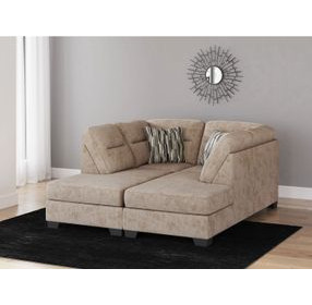 Olten Mocha 2 Piece Super Chaise