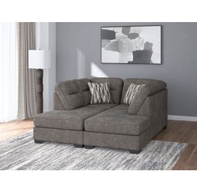 Olten Graphite 2 Piece Super Chaise