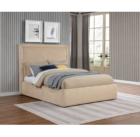 Lawson Light Saddle Full Upholstered Platform Bed