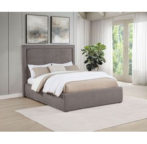 Lawson Mushroom Full Upholstered Platform Bed
