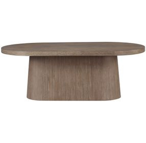 Elements Cocoa Oval Pedestal Dining Room Set