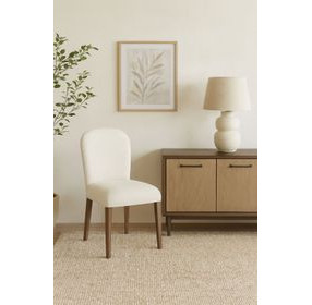 Elements Cocoa Arch Upholstered Chair Set of 2