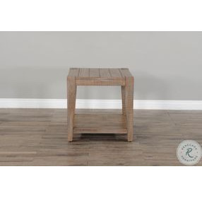 Sagewyn Weathered Brown 24" Square End Table