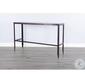 Autumn Echo Brown 60" Rectangular Sofa Bar Table