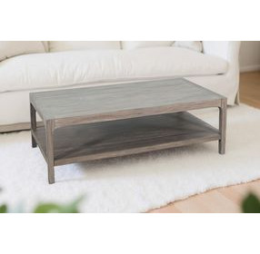 Autumn Echo Natural 52" Rectangular Coffee Table