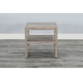 Maple Haze Natural 24" Rectangular Chair Side Table
