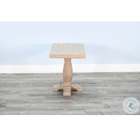 Ember Grace Natural 24" Round Chair Side Table