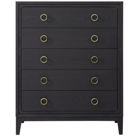 Aurora Peppercorn 5 Drawer Chest