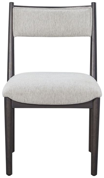 Aurora Peppercorn Cresent Chair Set of 2