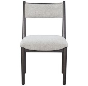Aurora Peppercorn Cresent Chair Set of 2