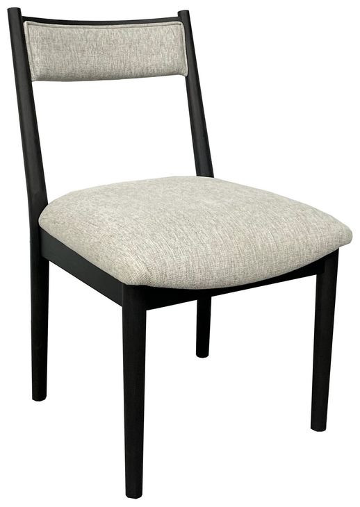 Aurora Peppercorn Cresent Chair Set of 2