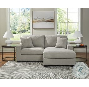 Amesley Smoke 85" Sofa Chaise Sectional