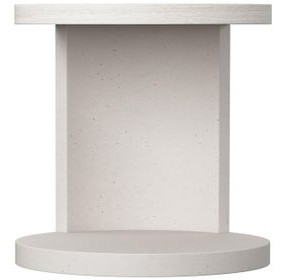 Stratum Mist And Fossil Side Table