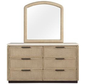 Elements Toffee Arched Mirror