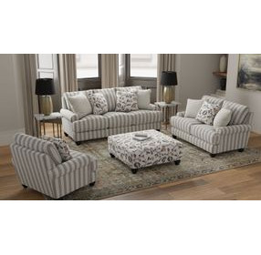 Marley Tapestry Upholstered Square Cocktail Ottoman