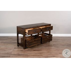 Havenstead Tobacco Leaf Rectangular Sofa Table