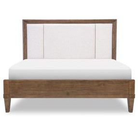 Artisans Place Brown and Beige Upholstered Bedroom Set