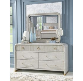 Miramar Oyster Rectangular Dresser Mirror