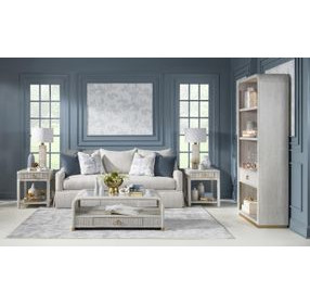 Miramar Oyster 1 Drawer Etagere with LED