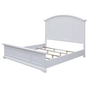 Heritage Coast Coastal White Panel Bedroom Set
