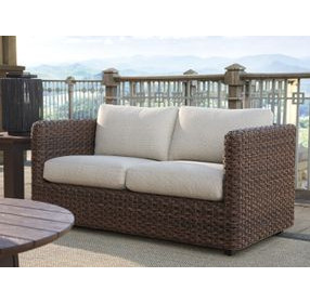 Kilimanjaro Beige 62" Outdoor Loveseat