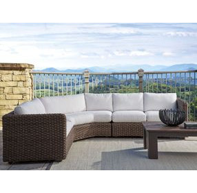Kilimanjaro Beige 4 Piece Modular Outdoor Sectional