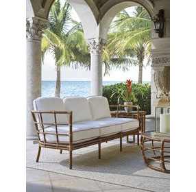 Sandpiper Bay White 82" Outdoor Sofa