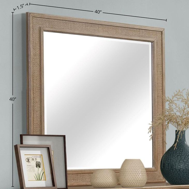 Wilmington Sand Cane Mirror