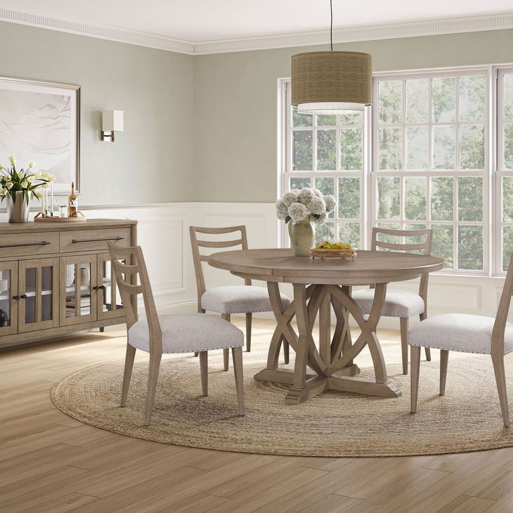 Wilmington Sand Ladderback Dining Chair Set of 2