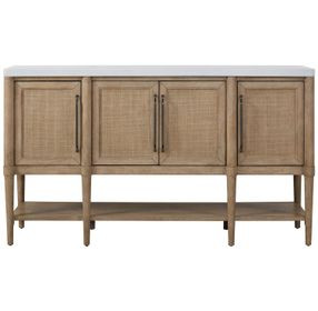 Wilmington Sand Cane Door Cement Top Server