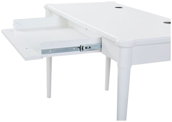 Wilmington White 48" Writing Desk