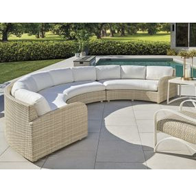 Sand Dune White Outdoor 3 Piece Modular Sectional