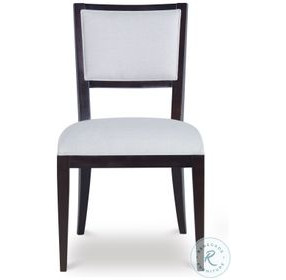 Dublin City Dark And Off White Side Chair