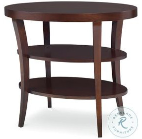 Tribeca American Walnut Oval Lamp Table