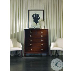 Tribeca American Walnut 6 Tall Drawer Chest