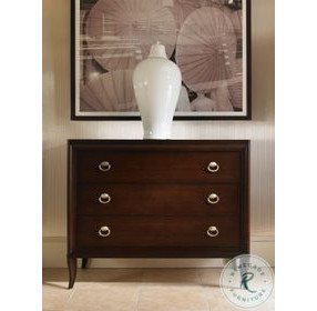 Tribeca American Walnut 3 Drawer Bachelor Chest