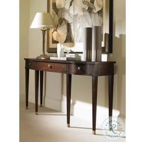 Tribeca American Walnut 3 Drawer Console Table