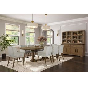 Magnolia Almond 8 Door Hutch and Buffet