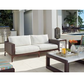 Abaco White 88" Outdoor Sofa