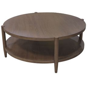 Sinclair Walnut Round Occassional Table Set