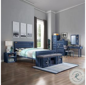 Cargo Blue Youth Panel Bedroom Set