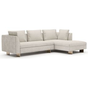 Altura Oatmeal 2 Piece Modular RAF Chaise Sectional
