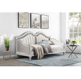 Evangeline Silver And Ivory Twin Daybed