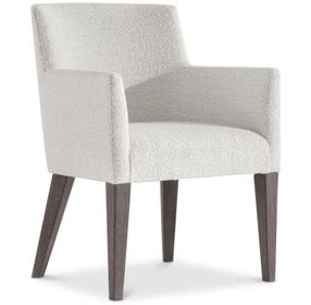 Outline Cream Performance Fabric Arm Chair