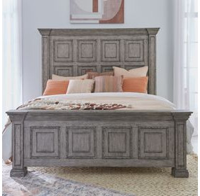 Big Valley Graystone California King Panel Bed