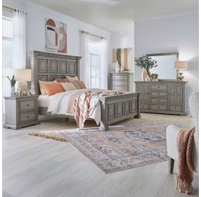 Big Valley Graystone King Panel Bed