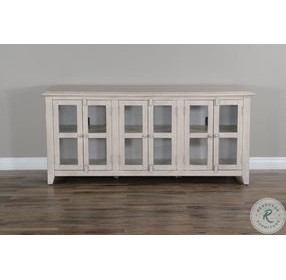 Hearthwood Haven White 70" TV Console