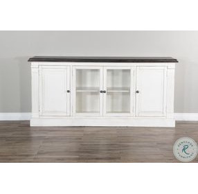 Sagewyn White 81" Media Console