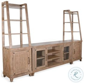 Legacy Loft Natural 64" Media Console