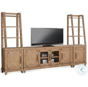 Cozy Luxe Natural 74" Media Console